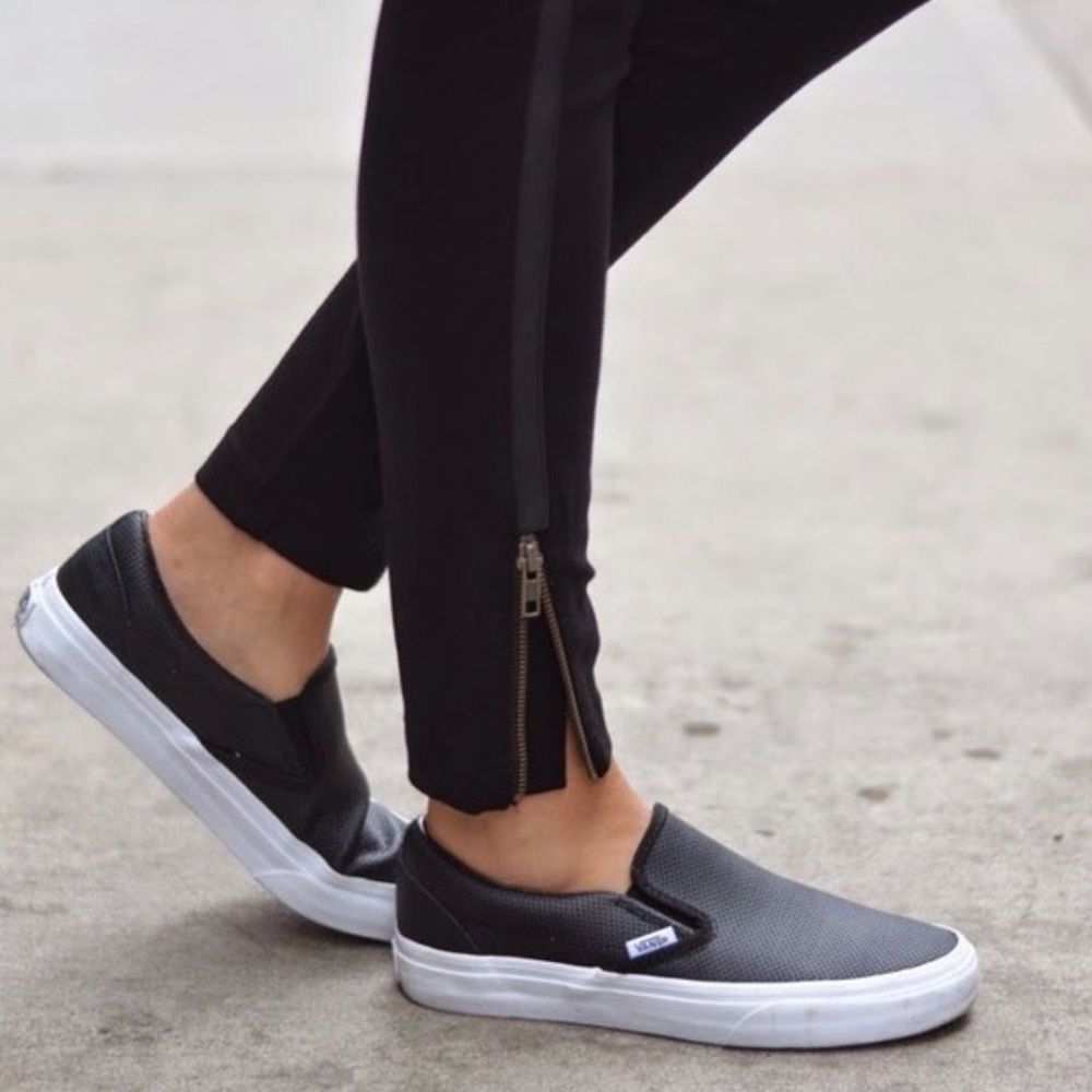 Black Slip On Vans